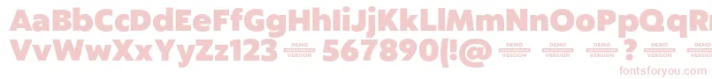 Captura HeavyDemo Font – Pink Fonts