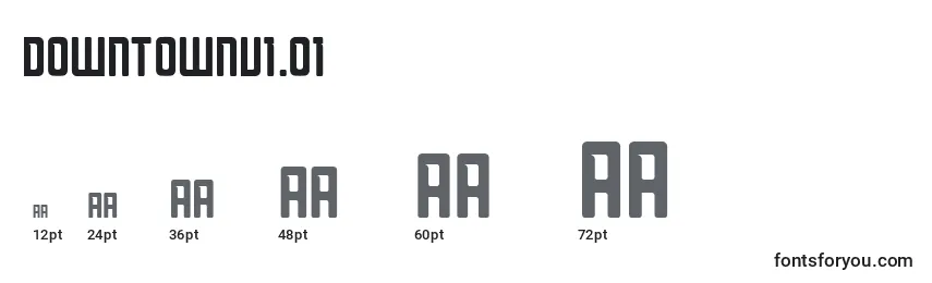 DowntownV1.01 (12281) Font Sizes
