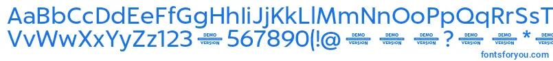 Captura RegularDemo Font – Blue Fonts