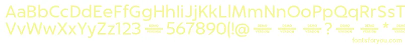 Captura RegularDemo Font – Yellow Fonts