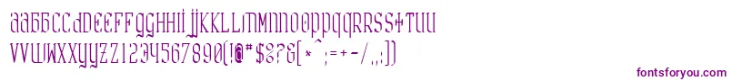 CAR     -fontti – violetit fontit valkoisella taustalla
