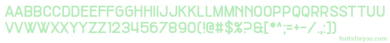 Car Lock Font – Green Fonts