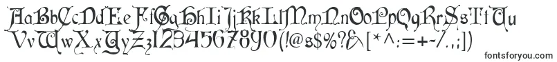 Шрифт Cardinal Alternate – акцидентные шрифты