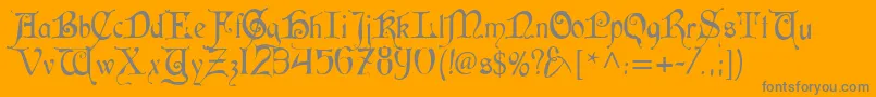 More about Cardinal Alternate Font Cardinal Alternate Font – Gray Fonts on Orange Background