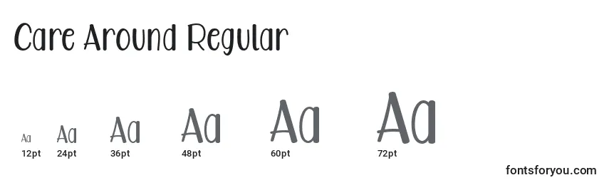 Care Around Regular Font Sizes
