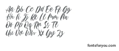 Carily DEMO VERSION Font