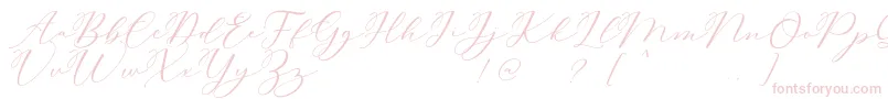 Carliste Script Demo Font – Pink Fonts on White Background