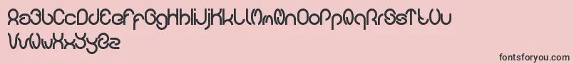 carlos Font – Black Fonts on Pink Background