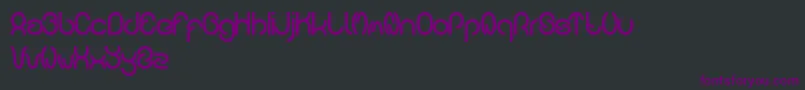 carlos Font – Purple Fonts on Black Background