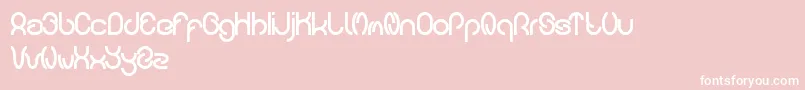 carlos Font – White Fonts on Pink Background