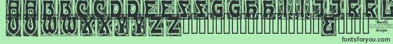 CARMC    Font – Black Fonts on Green Background