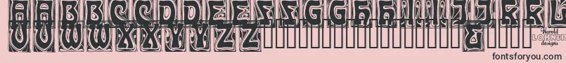 CARMC    Font – Black Fonts on Pink Background