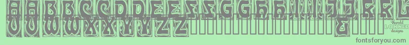 CARMC    Font – Gray Fonts on Green Background