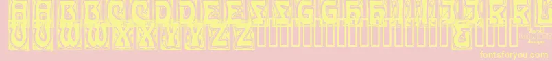 CARMC    Font – Yellow Fonts on Pink Background