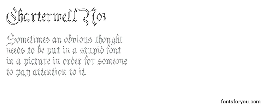 Schriftart CharterwellNo3