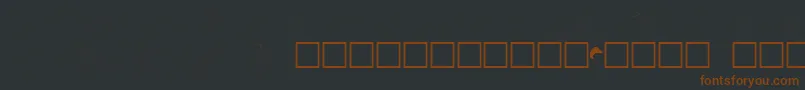 Шрифт carolchk – коричневые шрифты на чёрном фоне