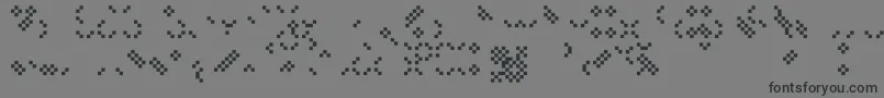 Portabletubealia Font – Black Fonts on Gray Background