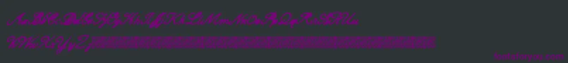CarteBlanche Font – Purple Fonts on Black Background