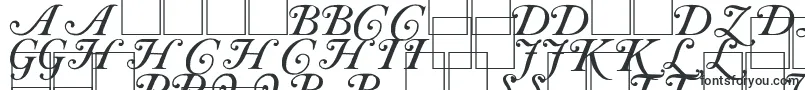 Шрифт CAS INIT – словацкие шрифты