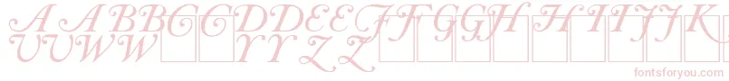 フォントCAS INIT – ピンクのフォント