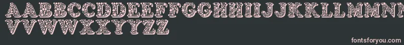 Bemydor Font – Pink Fonts on Black Background