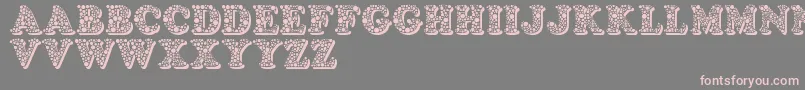 Bemydor Font – Pink Fonts on Gray Background