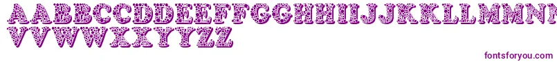 Bemydor Font – Purple Fonts on White Background