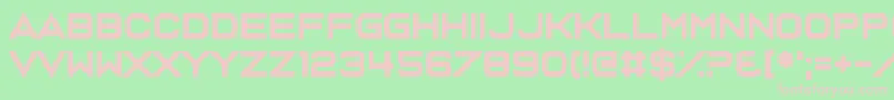 Casanova Scotia Font – Pink Fonts on Green Background