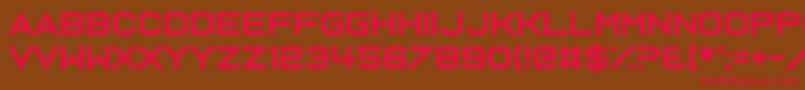 Casanova Scotia Font – Red Fonts on Brown Background