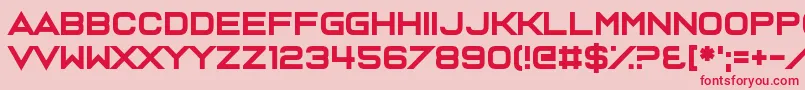 Casanova Scotia Font – Red Fonts on Pink Background