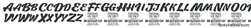 CasatCapBold PERSONAL USE Font – Fonts for Discord