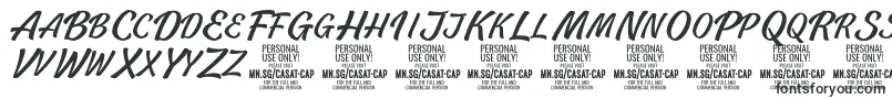 CasatCapLight PERSONAL USE Font – Duck Fonts