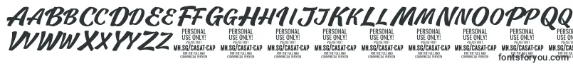 CasatCapMed PERSONAL USE-fontti – Fontit Adobe Photoshopille