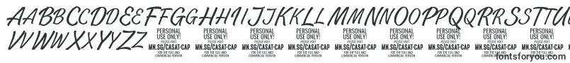 Шрифт CasatCapThin PERSONAL USE – шрифты для инициалов