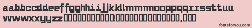 フォントAlvedon2 – ピンクの背景に黒い文字