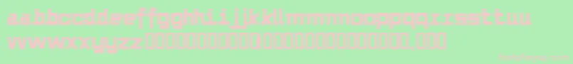 Alvedon2 Font – Pink Fonts on Green Background