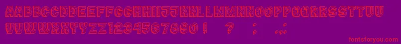 More about Casino3DMarquee Font Casino3DMarquee Font – Red Fonts on Purple Background