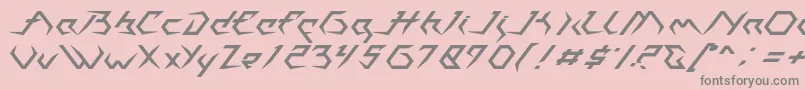 Casiopeia   PERSONAL USE ONLY Font – Gray Fonts on Pink Background
