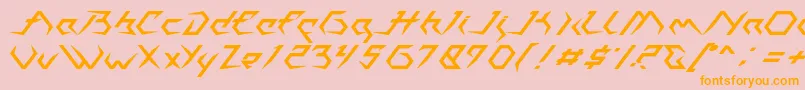 More about Casiopeia PERSONAL USE ONLY Font Casiopeia PERSONAL USE ONLY Font – Orange Fonts on Pink Background
