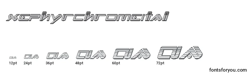 Xephyrchromeital Font Sizes