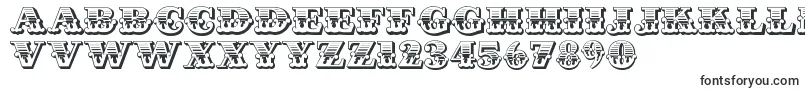 Шрифт Cast Iron – шрифты с обводкой