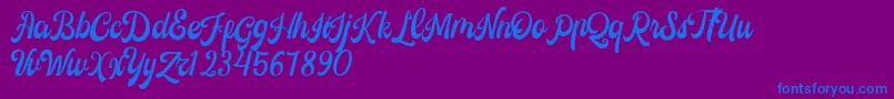 Lisätietoja Castela Demo-fontista Castela Demo-fontti – siniset fontit violetilla taustalla