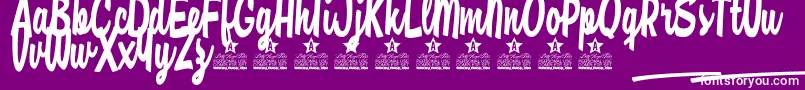More about Casual Chance Personal Use Font Casual Chance Personal Use Font – White Fonts on Purple Background