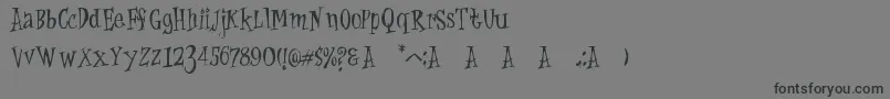 Weitere Informationen zur Cat Krap-Schriftart Cat Krap-Schriftart – Schwarze Schriften auf grauem Hintergrund