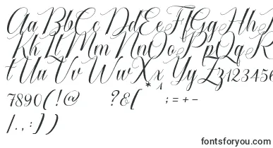 Cataline Script font – calligraphic Fonts