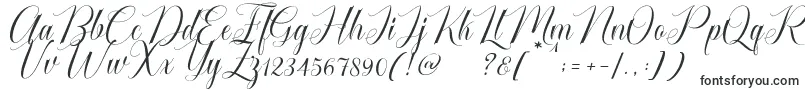 Cataline Script-fontti – Kalligrafiafontit