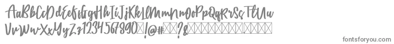 CatarinaFree-Schriftart – Graue Schriften