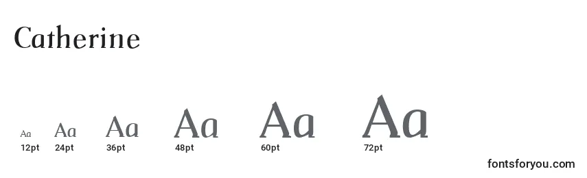 Catherine (122982) Font Sizes