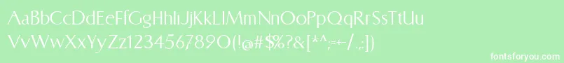 CATLinz 1 8 Font – White Fonts on Green Background