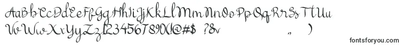 Шрифт cattelyna – каллиграфические шрифты